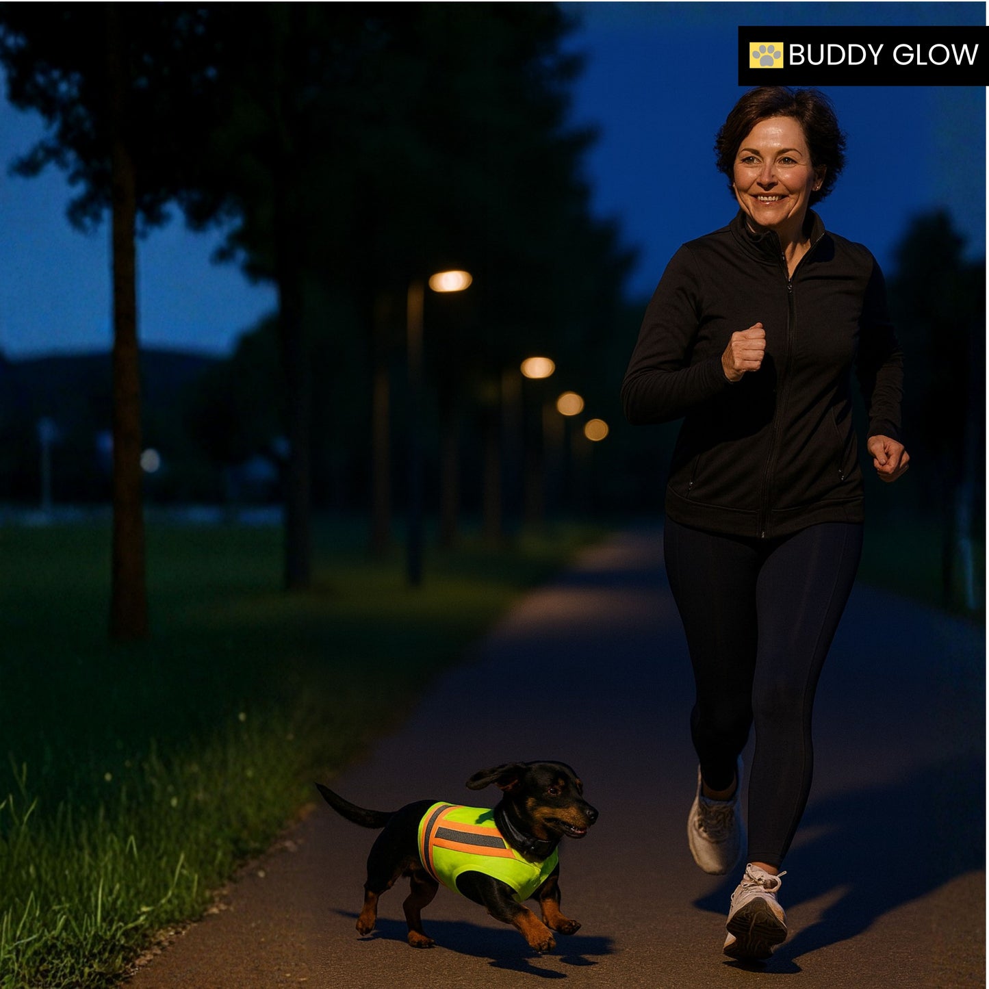Reflective Dog Vest - Hi-Vis Yellow, Lightweight & Breathable (Tiny Breed, Extra Small)